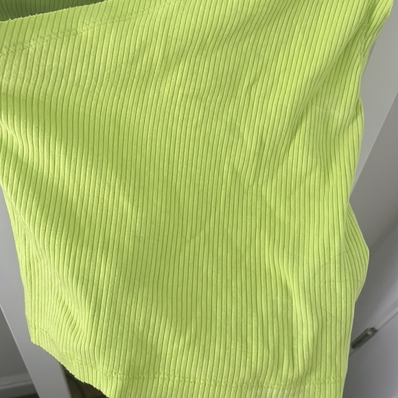 Lime One Shoulder Top - Picture 5 of 5